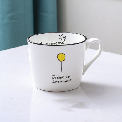 Simple And Large-capacity Coffee Household Ceramic Trend Drinking Cup