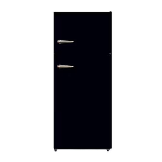 18-Cu Ft Counter-Depth Top-Freezer Refrigerator with Ice Maker (Black)