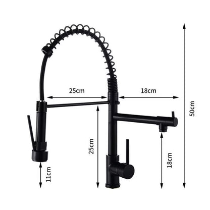 Pull Out Kitchen Faucet Rose Gold Kitchen Sink Mixer Tap Kitchen Faucet Vanity Water Tap Rotating Faucet Sink Faucet