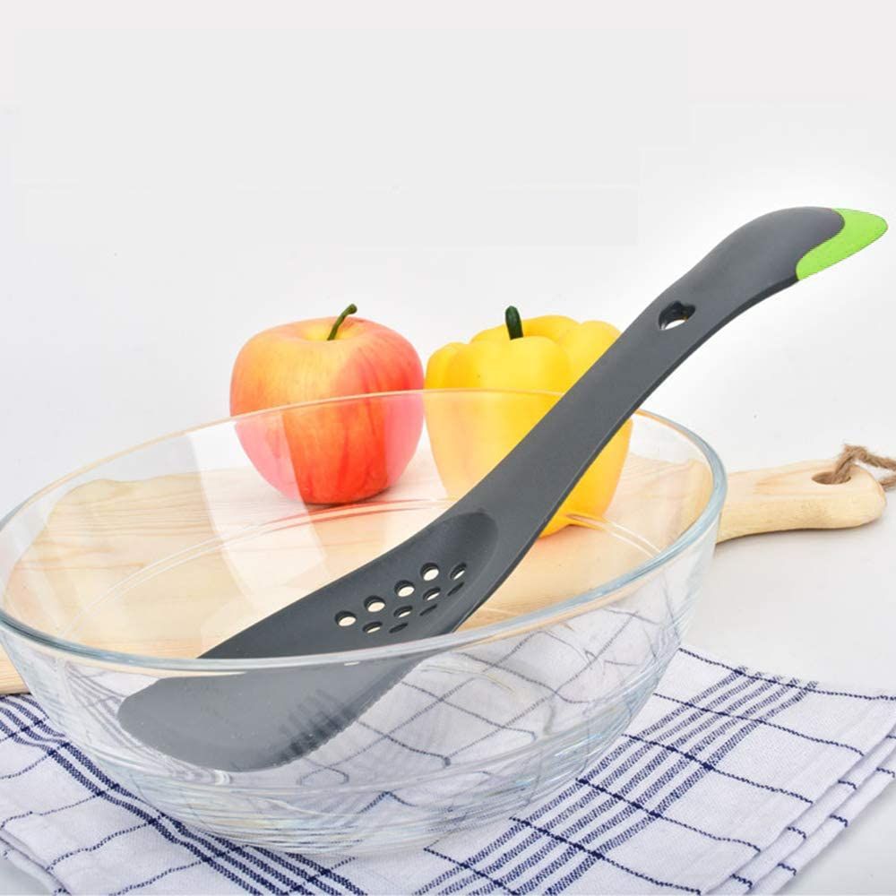 5-in-1 Versatile Silicone Cooking Tool - Sleek, Heat-Resistant Kitchen Utensil for All Your Needs