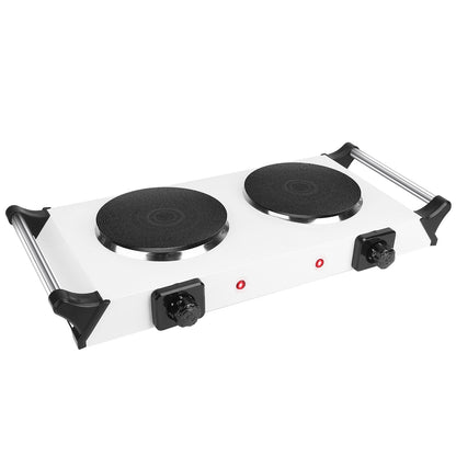2000W Portable Dual Coil Hot Plate Stove with 5 Temp Settings - Perfect for RVs & Small Spaces