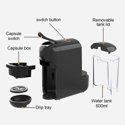 PSST511 Multi-function capsule coffee machine fully automatic capsule coffee 3in1 Nespresso, Dolce Gusto, coffee powder