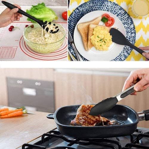 Ultimate 10-Piece Silicone Kitchen Utensil Set - Non-Stick, Heatproof & Easy Clean Tools