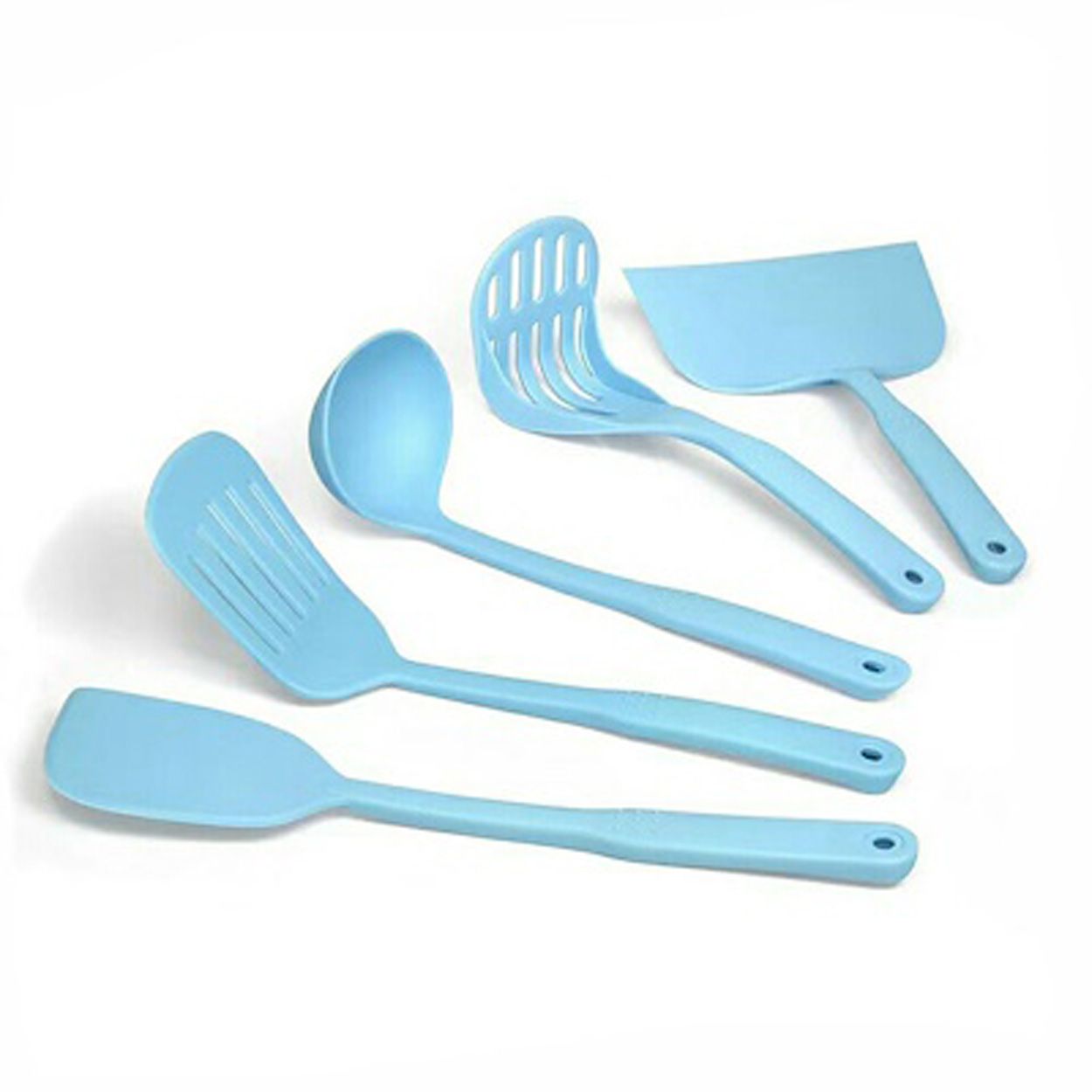 Elegant 5-Piece Non-Stick Silicone Cooking Utensil Set – Heat-Resistant, Durable & Versatile!