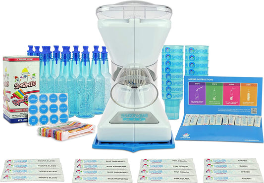 Little Snowie Max Premium Shaved Ice Maker with Syrup Mix and Entrepreneur Kit