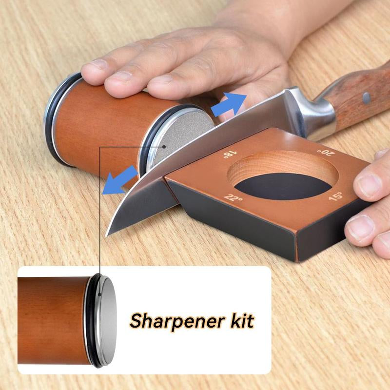 Wooden Knife Sharpening Set: An Essential Kitchen Tool for Every Home