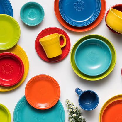 Fiesta Classic 16Pc Ceramic Dinnerware Set Turquoise