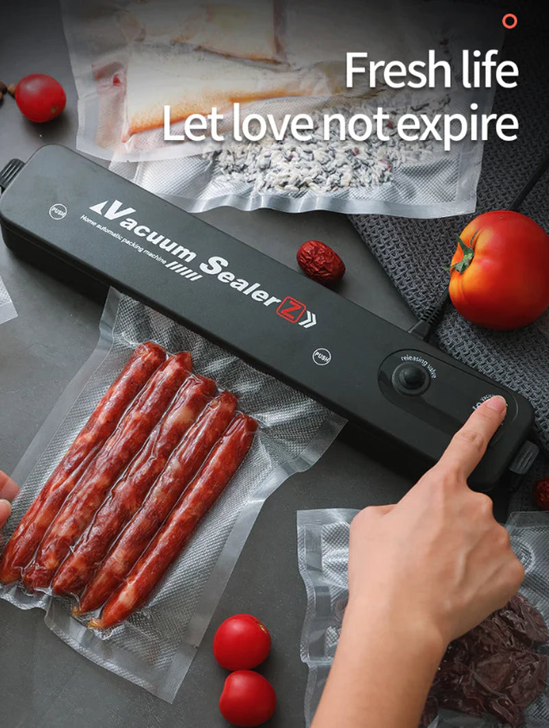 Level Up Your Food Storage Game with Our Automatic Vacuum Sealer and Seal Bags! 🍴✨