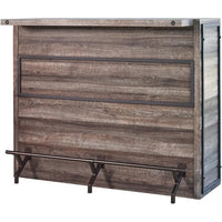 Bowery Hill Contemporary 5 Shelf Bar, Oak