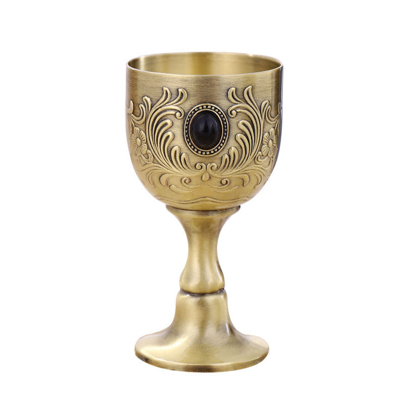 High-end Liquor Glass Creative Spirit Glass Alloy Small Wine Glass