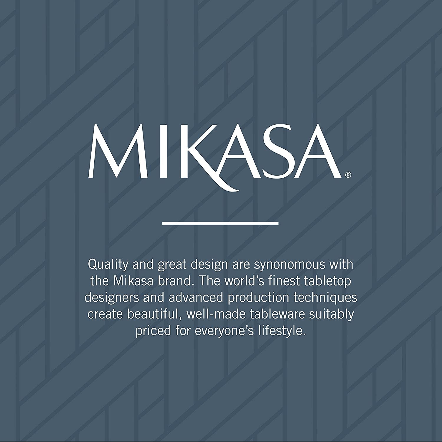 Mikasa Regent Bead 65-Piece Flatware Set for 12, 18/10 Stainless Steel with Serving Utensils