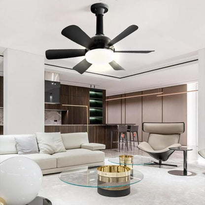 LED Ceiling Fan Light with Remote & APP Control, 40W E26/27 LED Ceiling Fan Lamp with 6 Wind Speeds, Dimmable Fan Lamps for Summer, Indoor LED Light for Bedroom, Kitchen, Living Room, Ceiling Fan with Light
