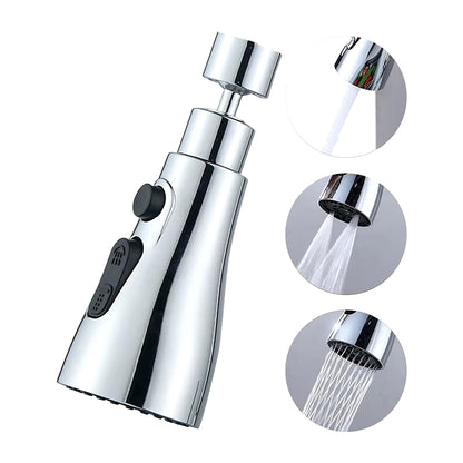 360° Rotating Faucet Extender with 3 Adjustable Water Modes for Enhanced Kitchen Efficiency