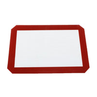 Color: Red, Size: 40x60cm-1PCS, quantity:  - Food Grade High Temperature Resistant Non-stick Silicone Baking Mat