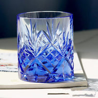 Color: Blue - Retro Creative Transparent Glass Wine Glass