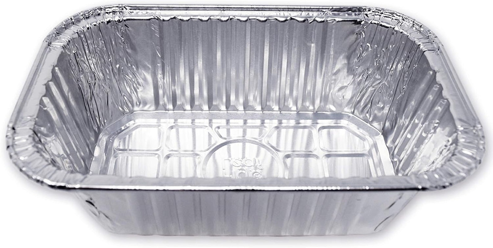 Premium 100-Pack Disposable Aluminum Foil Bread Loaf Baking Pans - 1-Pound Capacity, Mini Size 6" x 3.7" x 2", Extra-Heavy Duty, Oven Safe